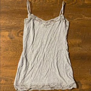 women’s grey tank top women’s medium